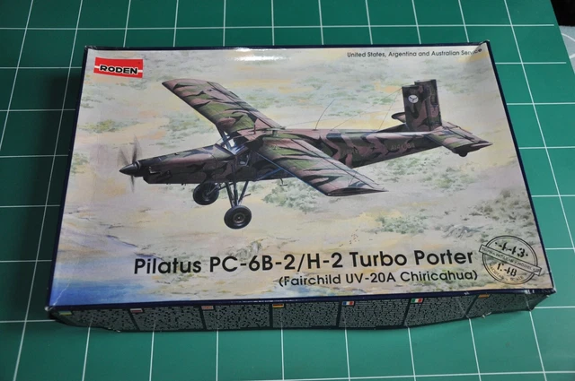 PILATUS PC-6 B2/H2 Turbo Porter HELLER 30410 1/48ème maquette char promo