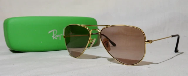 RAY BAN JR Junior KID  RJ 9506S 223/13  Sunglasses Aviator 52-14-125 EUC