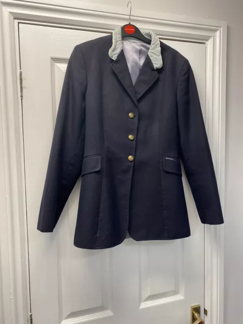 John Whitaker Show Jacket, Navy Blue, Size 34