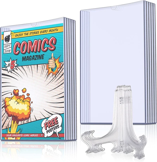 COMIC BOOK DISPLAY Case Set, Include Comic Book Sleeves and Clear
