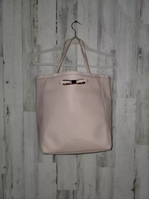 Ted Baker London Tote No Ordinary Designer Bag Pink PVC 3D Bow Super Cute!  RARE!