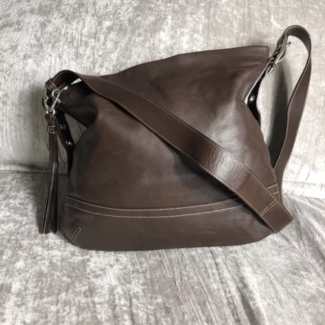 Handmade Vintage Leather Shoulder Strap Replacement Brown