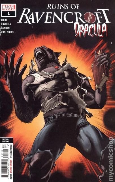 Ruins of Ravencroft Dracula 1C Sandoval Variant 2nd Printing NM 2020 Stock Image