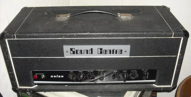 Nolan Sound Centre 70s 100w valve amplifier tube amp head EL34 two channel