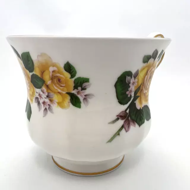 Royal Grafton Fine Bone china Yellow Roses made in England Tea Cup ( ONLY )