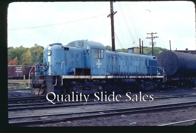 Orig. Slide Boston & Maine RS3 at Mechanicville, NY 10-2-77