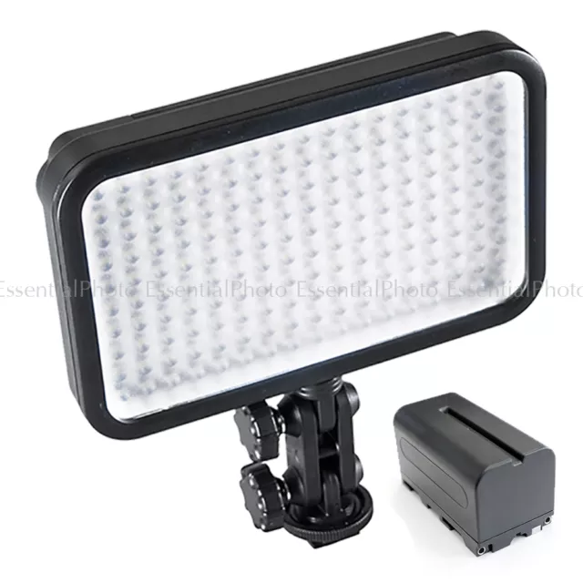 Godox LED170 Panel Video Light On-Camera Battery Power Photography Dimmable