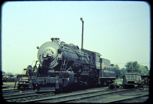 Railroad Slide Western Maryland WM 839 circa 1950s