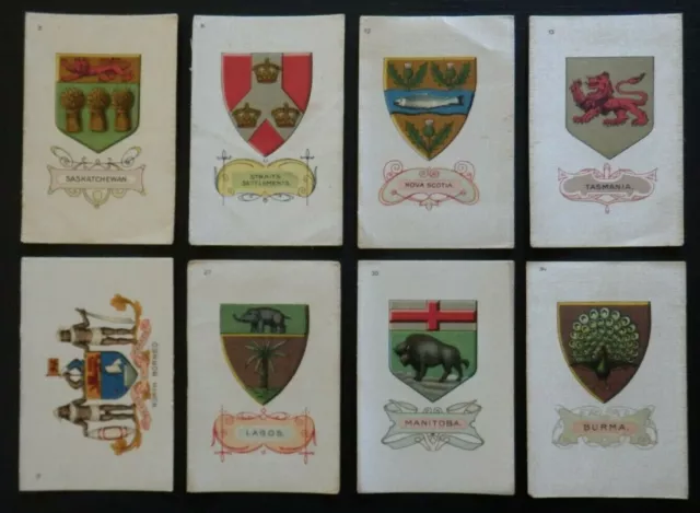 ARMS OF THE BRITISH EMPIRE issued 1910 by B.A.T. SILKS