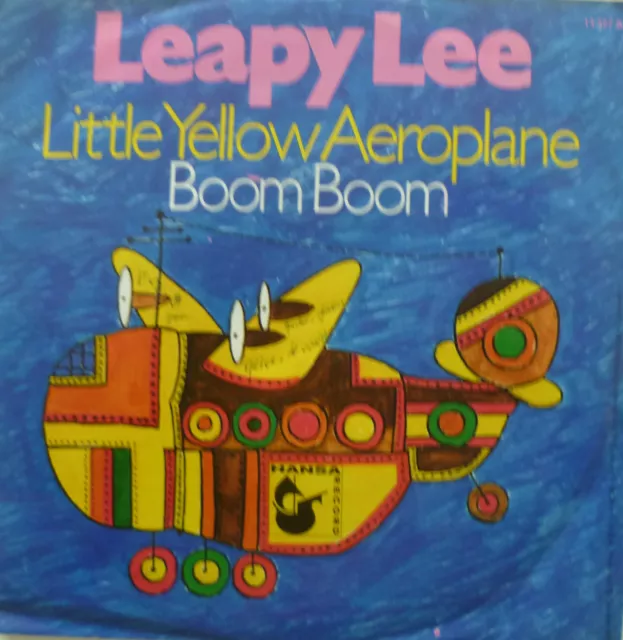 7" 1969 IN MINT- ! LEAPY LEE : Little Yellow Aeroplane