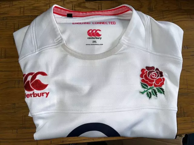 Canterbury 2013/14 England Home Pro-Fit Rugby Shirt XXL