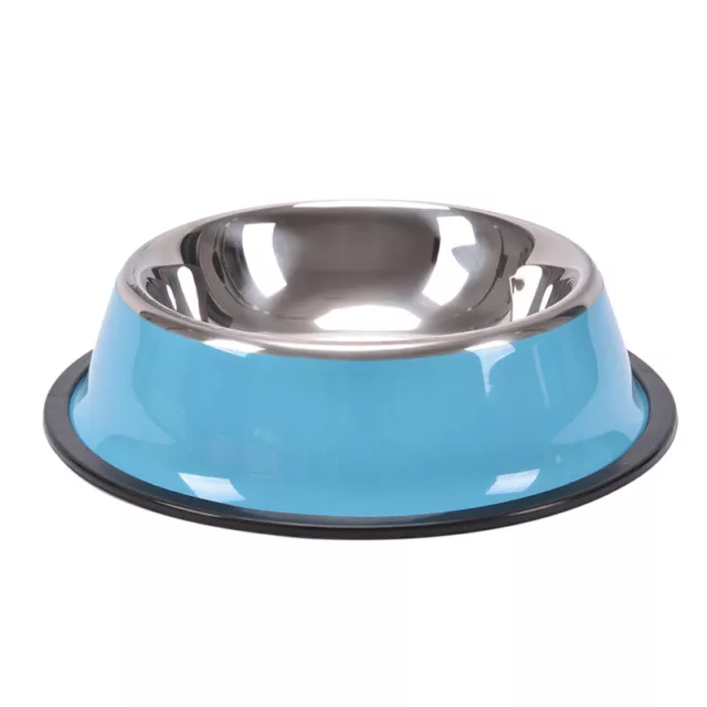 stainless steel dog bowls pet food water feeder for cat dog feeding bowls -tz