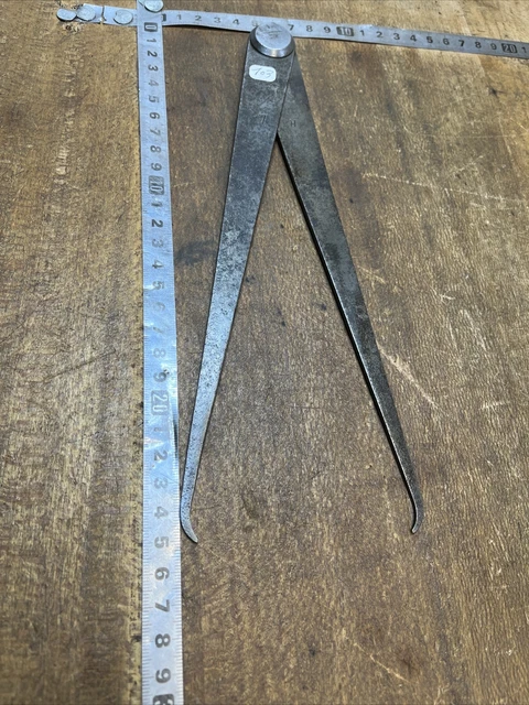 COMPAS ÉPAISSEUR OUTIL ancien Ajusteur old Tool Forgé Réf 26/1932 EUR 35,00 - FR