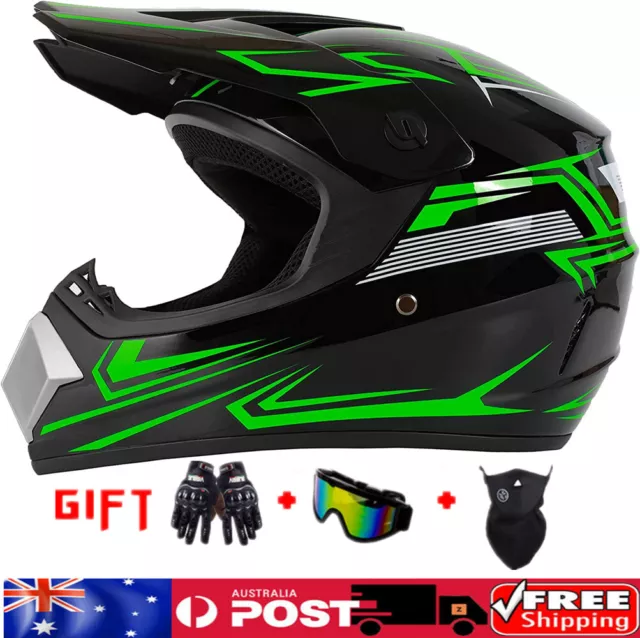 Motorcross Motorcycle Helmet Dirt Bike ATV Off Road MTB Racing Full Face Helmet