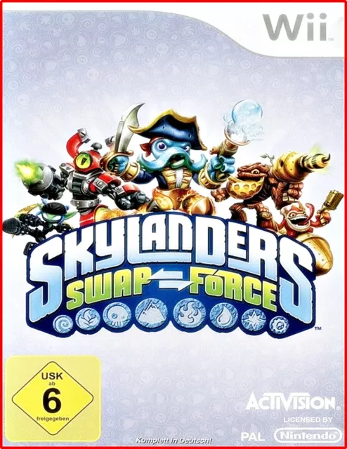 Wii  Skylanders Swap Force  Starter Set + Extrafigur-In Deutsch+ Multilingual 2