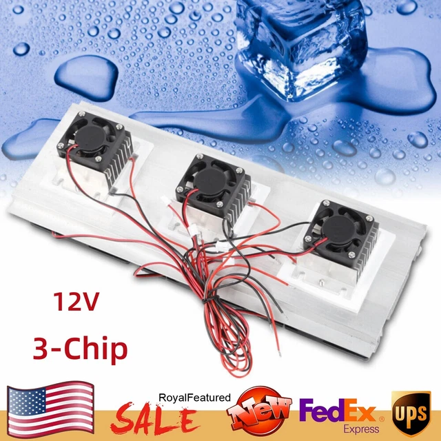 Peltier Cooler Semiconductor Air Cooling Refrigeration Cooling System Cooler Fan