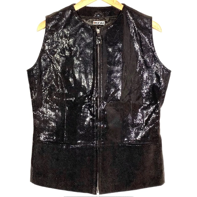 Gilet Sans Manches Victoria Marron Taille 46 - Boutonné, Doublé, élégant Pour Bureau Ou Occasion