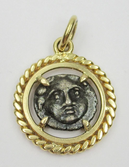 YFN Collana In Argento 925 Con Ciondolo Dio Greco Pane - Gioiello Ipoallergenico Per Uomo E Donna - Catena 60cm + Regalo