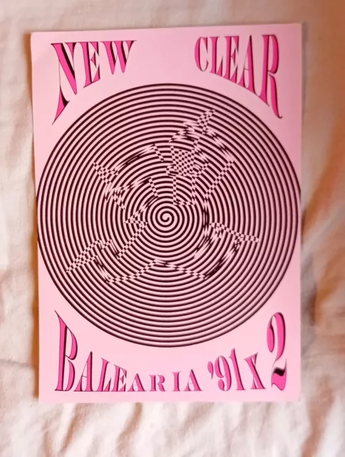 New Clear Balearia Rave Flyer, 2nd 11  1991 Mint Condition