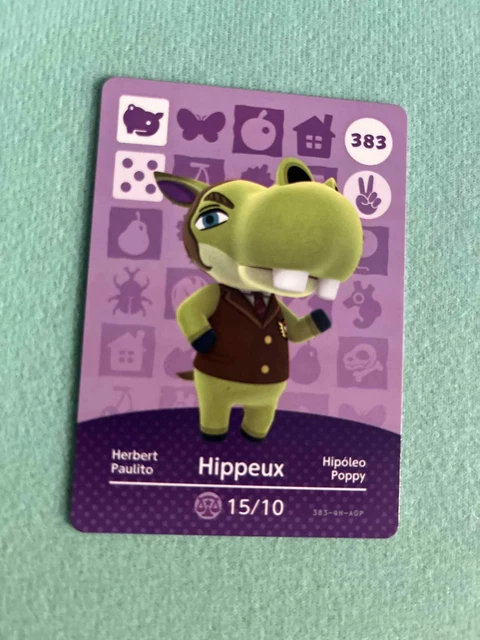 Carte Amiibo Animal Crossing Isaac / Ike (49) – Welcome Amiibo – Near Mint