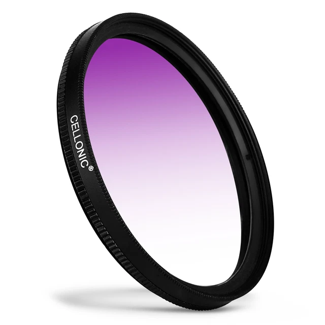 Filtre dégradé violet 67 mm pour Fuji Fujinon XF 18-135 mm F3.5-5.6 R LM OIS WR