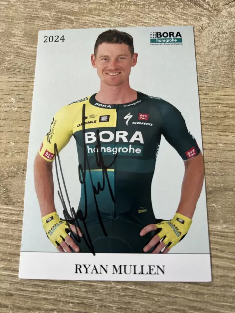 Cyclisme Cycling Wielrennen Carte Dédicacée Ryan Mullen Team Bora 2024