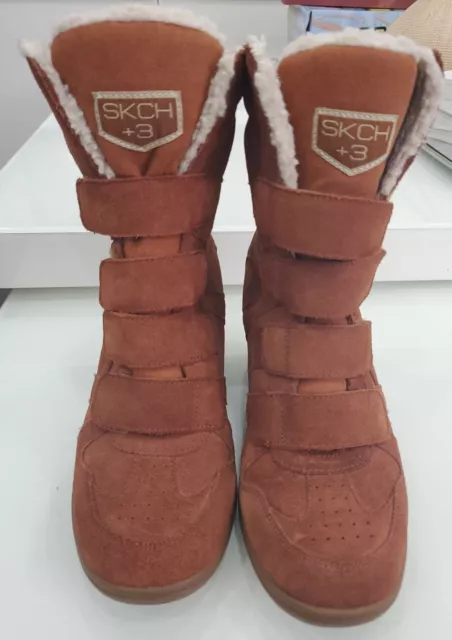 Skechers women's plus deals 3-pyramids wedge boot