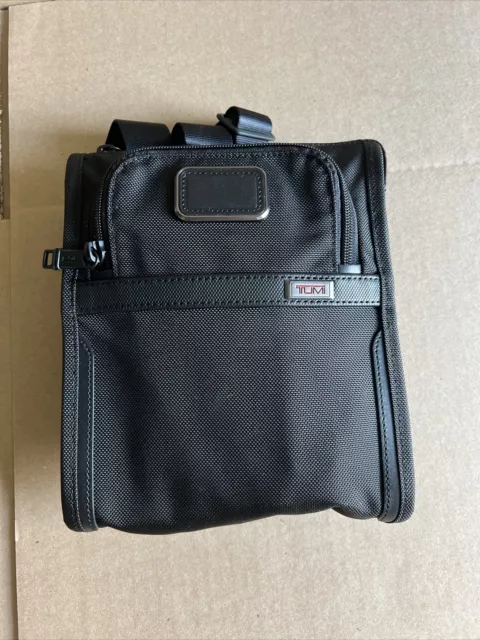 TUMI Alpha 3 Pocket Bag Small 2203110 Black $275