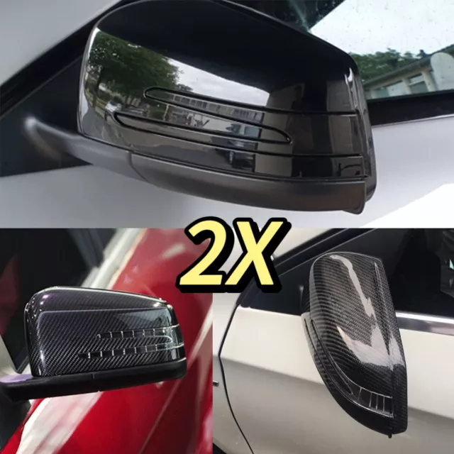 Coque Complète Effet Carbone Retroviseur Pour Benz A B C E S GLA W204 W212 W176