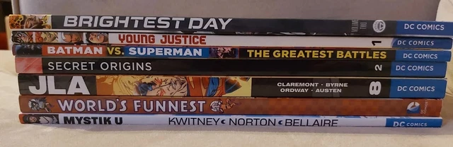 DC Comics Young Justice Batman Superman Worlds Finest Wonder Woman TPB Lot