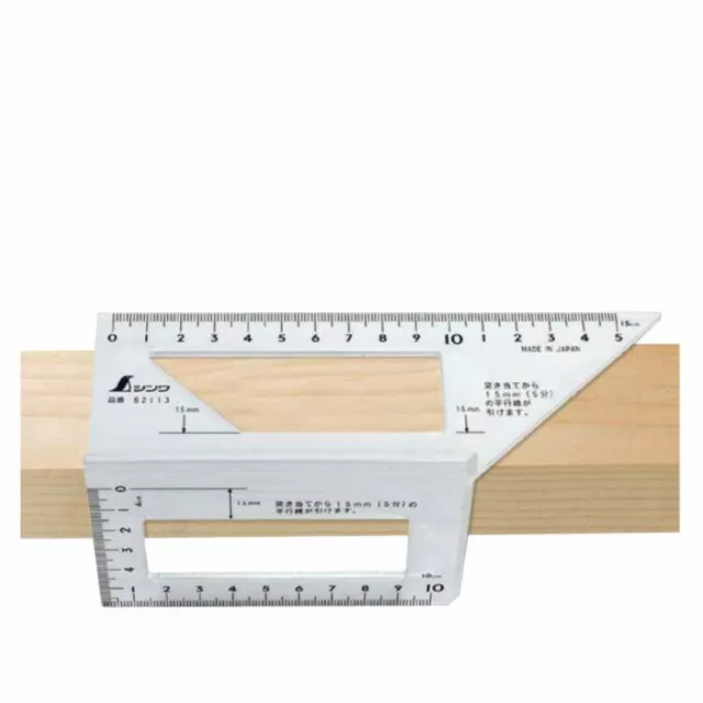 Wooden Ruler Multifunction Ruler 45 90 Degree Gauge Rule Woodworking Tools 2