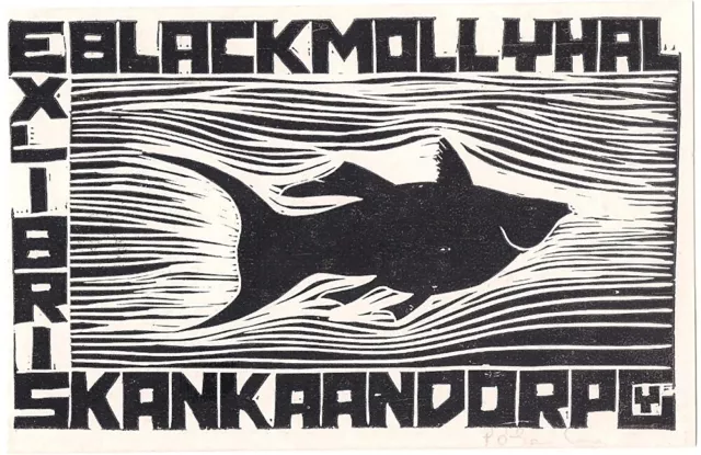 POKA: Exlibris für Andor Kanka, Black Molly Hal
