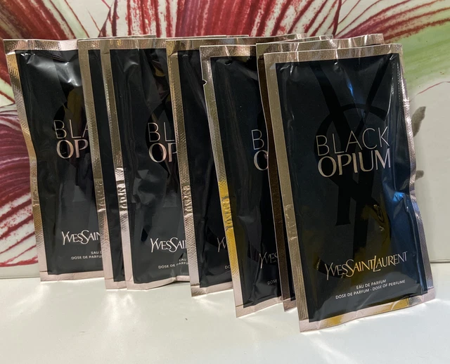 YVES SAINT LAURENT BLACK OPIUM EAU DE PARFUM 1.2Ml each lot of 7 vials