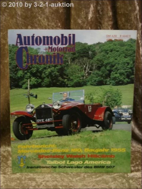 Automobile & Motorcycle Chronicle 4/81 Mercedes 180 BMW 326