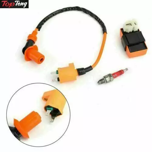 Racing CDI Ignition Coil Plug For HONDA ATC XR CRF TRX 300 50CC 125 150CC GY6 SG