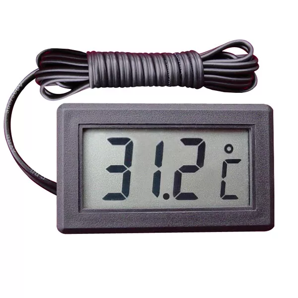 TERMOMETRO ACQUARIO LCD SONDA DIGITALE CON FREEZER MISURA TEMPERATURA AMBIENTE o