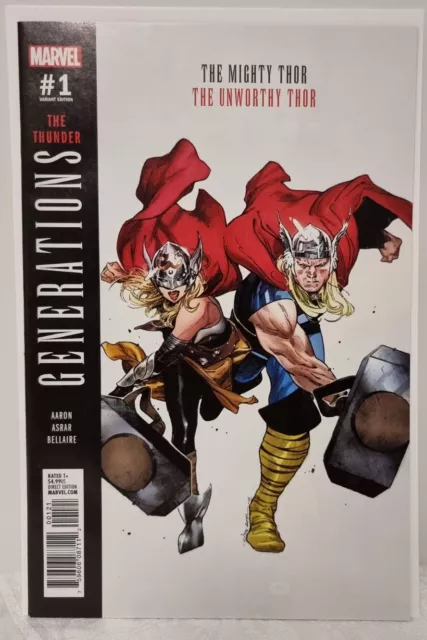 Mighty Thor The Unworthy - Generations #1 - Coipel Cover- Marvel Comics 2017 NM