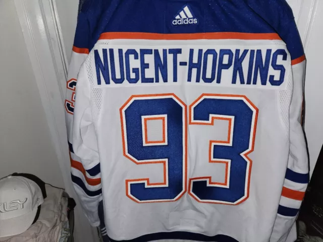 Ryan Nugent-Hopkins 93 Edmonton Oilers Blue Jersey 2022-23 Primegreen Home  - Bluefink