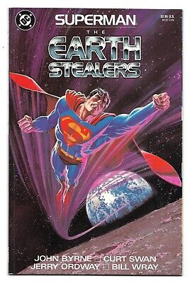 Superman: The Earth Stealers : NM : Graphic Novel : First Print : John Byrne