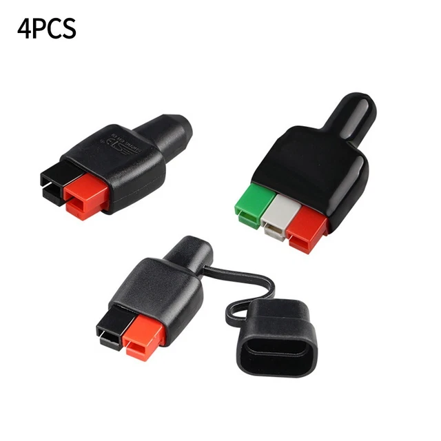 Secure Your For Anderson Plug with Waterproof Dust Cable Sheath Cover (4 Pack)