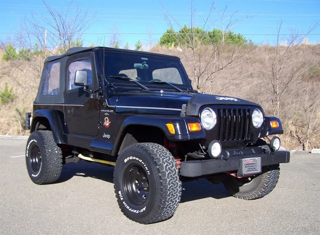 1999 Jeep Wrangler 58K SAHARA 5-SPEED 4.0L H.O COLD A/C CONVERTIBLE SOFT TOP RIG