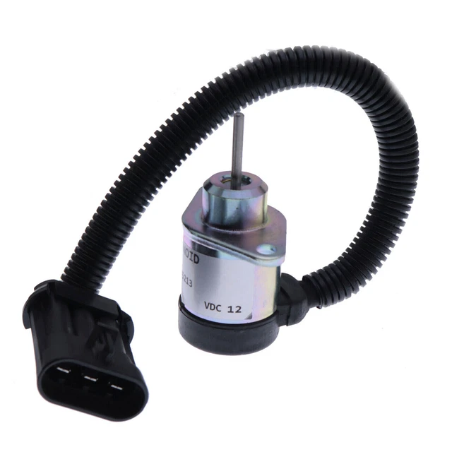 Fuel Shutoff Solenoid 7000769 12V for Bobcat S160 S185 S530 T180 T190 T550 T650