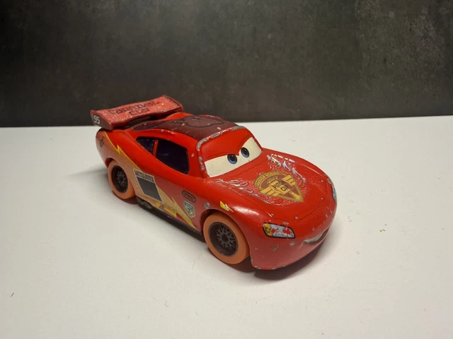 DISNEY PIXAR CARS Movie Toy - Lightning McQueen Carnival Cup 1:55 ...