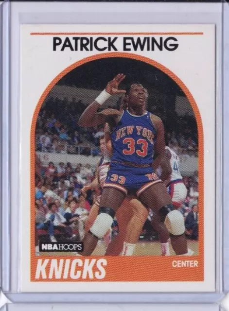 1989-90 NBA Hoops Basketball PATRICK EWING #18 NEW YORK KNICKS HOF