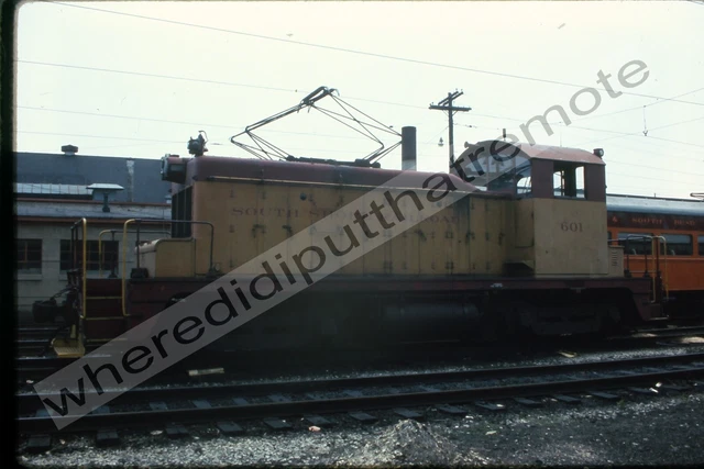 Orig. Slide Chicago South Shore And South Bend CSS 601 Michigan City IND 7-9-73