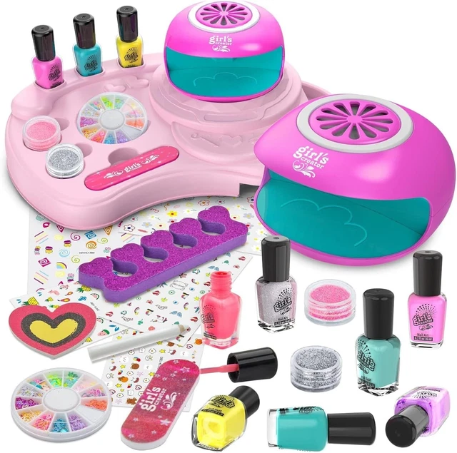 ✨ Nagelstudio Kinder Mädchen, ✨ Geschenk Nagellack, Schminke Set Weihnachten ✨