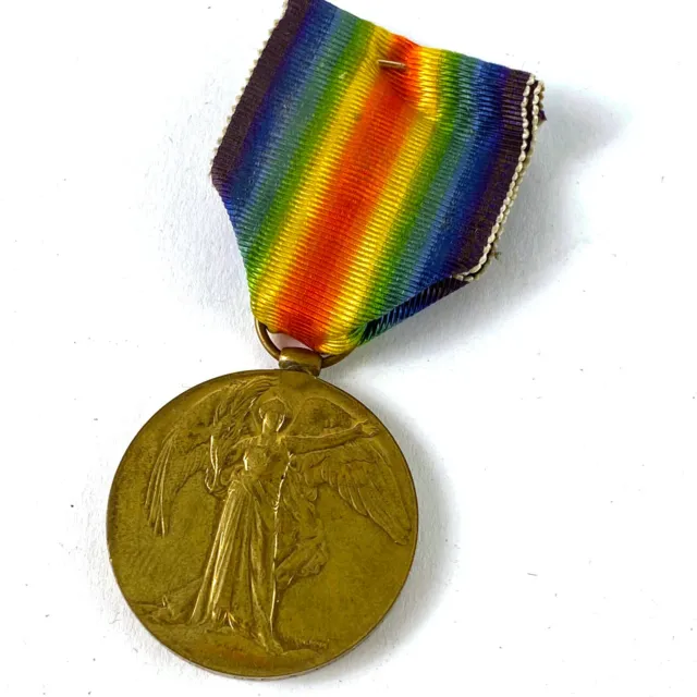 WW1 British Victory Medal full size - Named SGT A. Collins OXF & Bucks L.I.