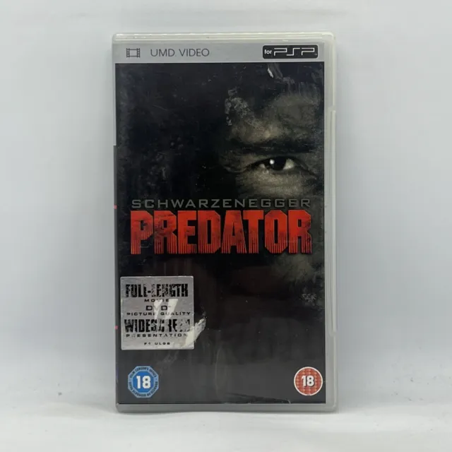 Predator Action Arnold Schwarzenegger Sony PSP PlayStation UMD Video Region 2