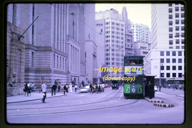 Trolley in Hong Kong in 1967, Kodachrome Slide k3b