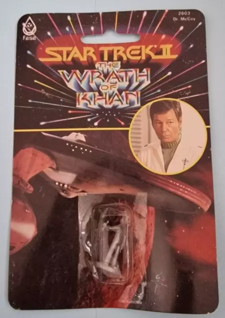 DR McCOY BONES STAR TREK 2 The Wrath of Khan Metal Miniature FASA 2603